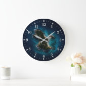 Island Clock 2026 Große Wanduhr (Zuhause)