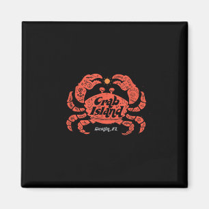 Island Crab Sandbar Hangout in Destin Florida Fl C Magnet
