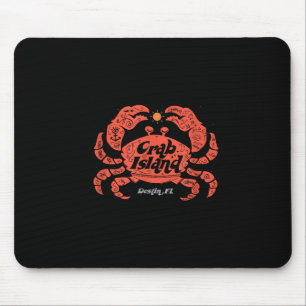 Island Crab Sandbar Hangout in Destin Florida Fl C Mousepad