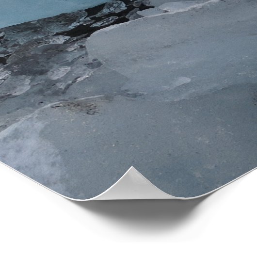 Island Diamond Beach Poster (Ecke)