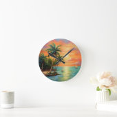 Island Dreams - The Caribbean Friends Collection Runde Wanduhr (Zuhause)