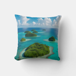 "Island Dreams: Tropisches Archipel Kissen