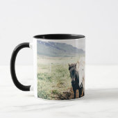 Island drei Farbpferde Tasse (Links)