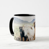 Island drei Farbpferde Tasse (Vorderseite Links)