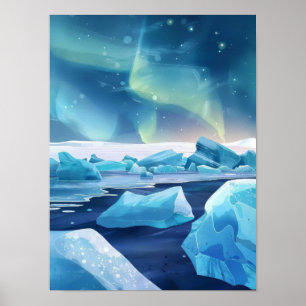 Island Druck Island Illustration Island Malerei Poster