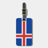 Island Easy ID Personal Flag Gepäckanhänger (Vorderseite vertikal)