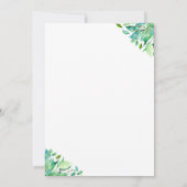 Island Einladung zur botanischen Graduiertenpartei (Rückseite)