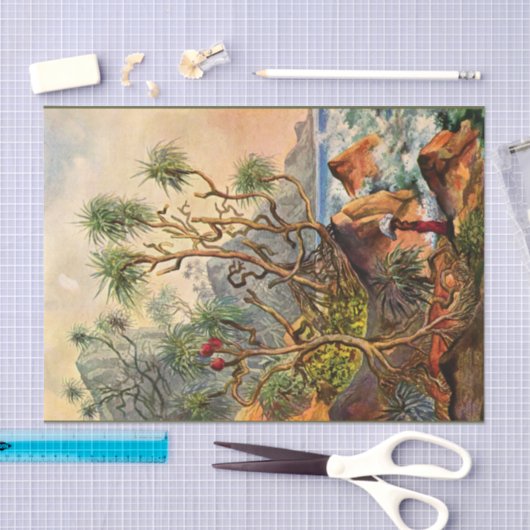 Island Ernst Haeckel Dekoupage Tissue Paper Seidenpapier (Handwerk)