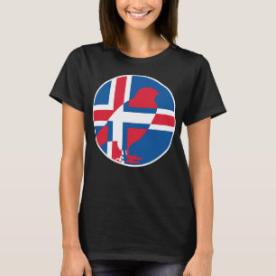 Island Falcon Gyrfalcon Island T-Shirt