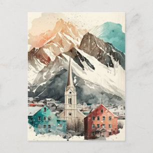 Island Feiertagspostkarte