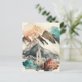 Island Feiertagspostkarte (Stehend Vorderseite)