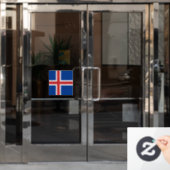Island Fensteraufkleber (Büro Tür)