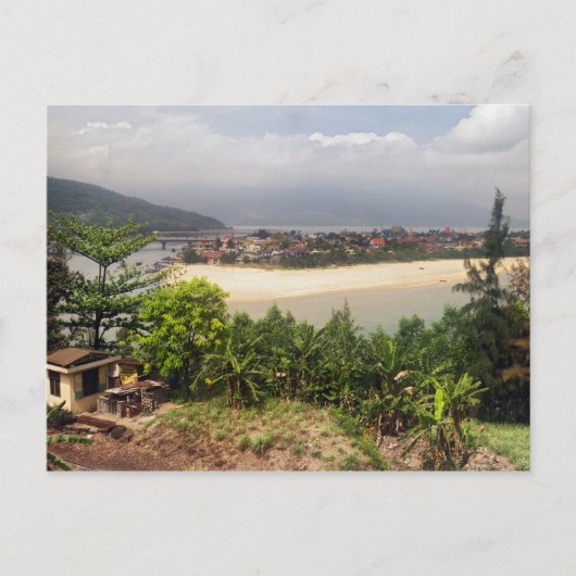 Island Fischerdorf, Vietnam Postkarte (Vorderseite)