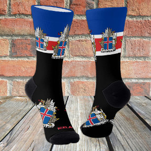 Island Flag Patriotische Socken, Nachhaltiges Isla Socken