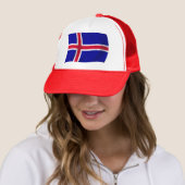 Island-Flag Truckerkappe (Beispiel)