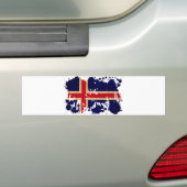 Island-Flagge Autoaufkleber (Auf Auto)
