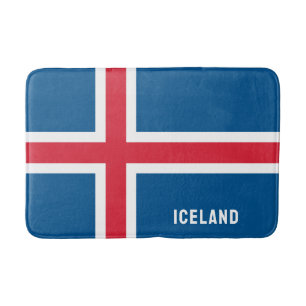 Island-Flagge Badematte