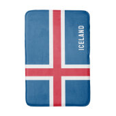 Island-Flagge Badematte (Vorderseite Vertikal)