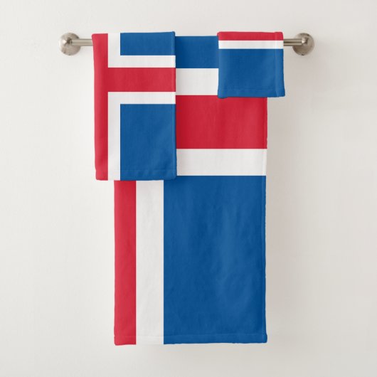 Island-Flagge Badhandtuch Set (Insitu)