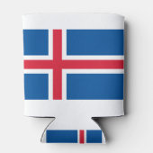 Island-Flagge Dosenkühler (Rückseite)
