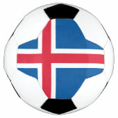 Island-Flagge Fußball (Vorderseite)
