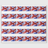 ISLAND-FLAGGE GESCHENKPAPIER (Flach)