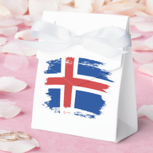 Island-Flagge Geschenkschachtel