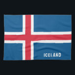 Island-Flagge Geschirrtuch<br><div class="desc">Sehen Sie sich meinen Laden für mehr Artikel aus Island an.</div>