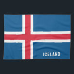Island-Flagge Geschirrtuch<br><div class="desc">Sehen Sie sich meinen Laden für mehr Artikel aus Island an.</div>
