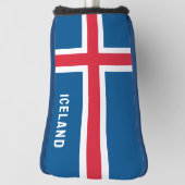 Island-Flagge Golf Headcover (Rotieren 90)