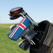 Island-Flagge Golf Headcover (In Situ)