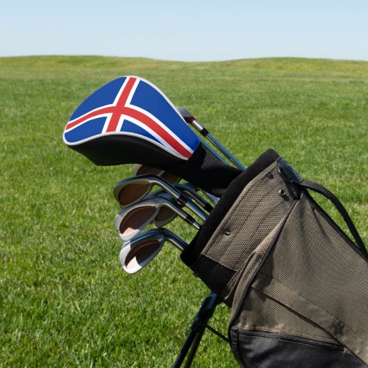 Island-Flagge Golf Headcover (In SItu)