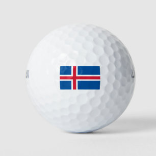 Island-Flagge Golfball