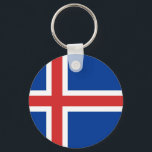 Island - Flagge Ísland Schlüsselanhänger<br><div class="desc">Flagge von Island IS,  Ísland,  Wappen,  Wappenlager,  Flag-Karte</div>