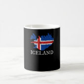 Island-Flagge Kaffeetasse (Mittel)