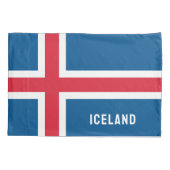 Island-Flagge Kissenbezug (Rückseite)