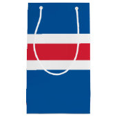 Island Flagge Kleine Geschenktüte (Vorderseite)