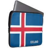 Island-Flagge Laptopschutzhülle (Vorne Rechts)