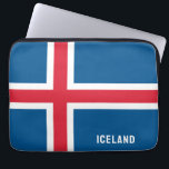 Island-Flagge Laptopschutzhülle<br><div class="desc">Sehen Sie sich meinen Laden für mehr Artikel aus Island an.</div>