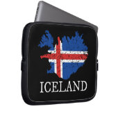 Island-Flagge Laptopschutzhülle (Vorne Rechts)