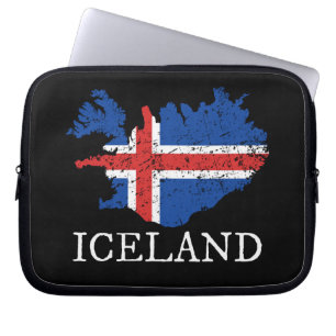 Island-Flagge Laptopschutzhülle