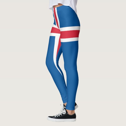 Island-Flagge Leggings (Links)