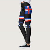 Island-Flagge Leggings (Links)