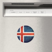 Island-Flagge Magnet (In Situ (Geschirrspüler))