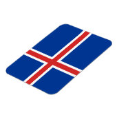 Island-Flagge Magnet (Linke Seite)