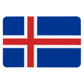 Island-Flagge Magnet (Horizontal)
