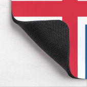 Island-Flagge Mousepad (Ecke)