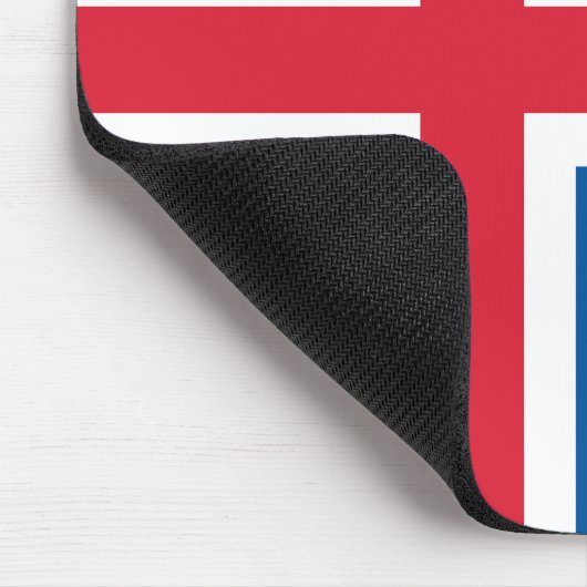 Island-Flagge Mousepad (Ecke)