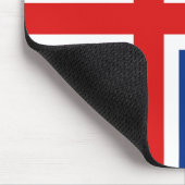 Island-Flagge Mousepad (Ecke)