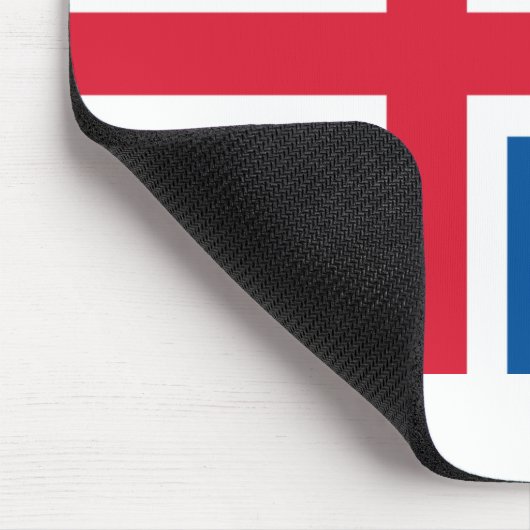 Island-Flagge Mousepad (Ecke)
